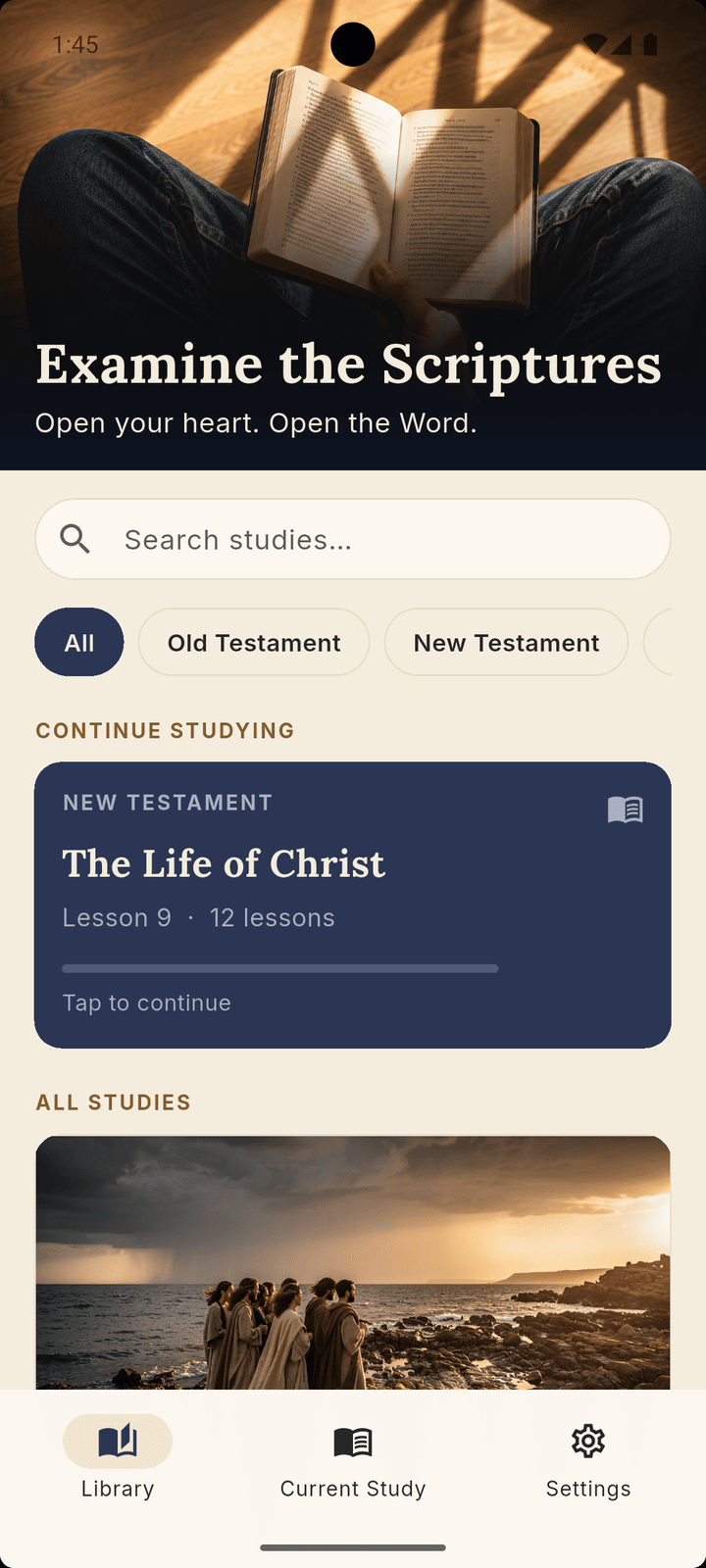 Examine the Scriptures app